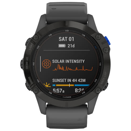 Garmin fenix 6 Pro Solar 47mm GPS Watch. Image via Best Buy Canada.