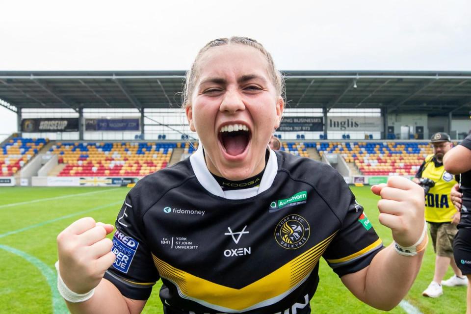 York Valkyrie captain Sinead Peach has announced that she is pregnant. <i>(Image: Allan McKenzie/SWPix.com)</i>