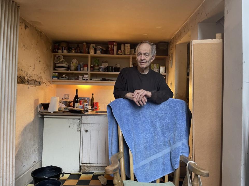 Frank Auerbach in his studio last November last year (Geordie Greig)