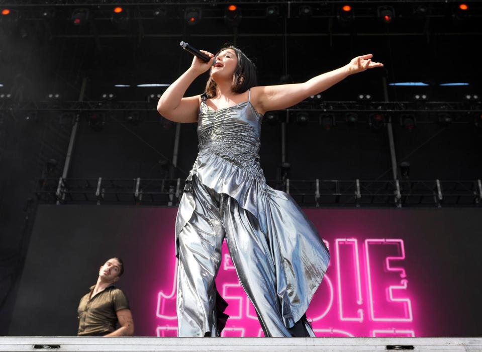 Jessie Ware performs at the Austin City Limits Music Festival at Zilker Park on Saturday October 7, 2023.