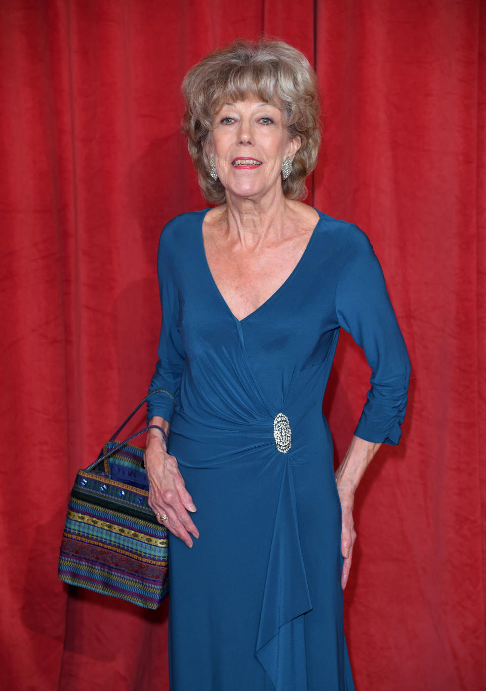 MANCHESTER, ENGLAND - JUNE 01: Sue Nicholls attends the British Soap Awards at The Lowry Theatre on June 01, 2019 in Manchester, England. (Photo by Karwai Tang/WireImage)