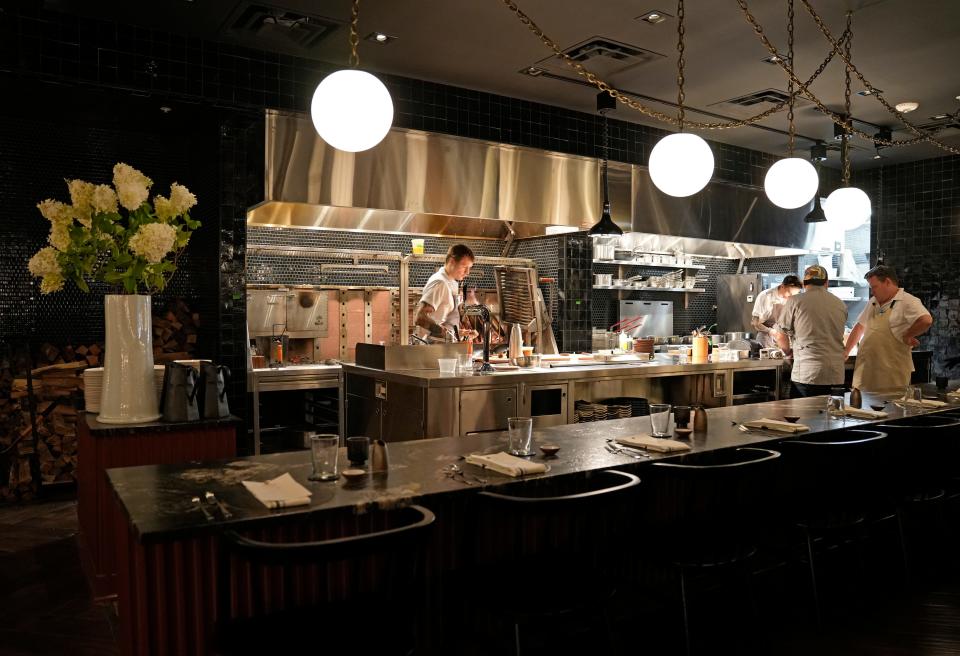 Aug. 1, 2023; Columbus, Oh., USA;  Hiraeth is a new live-fire restaurant opening Aug. 9. features a steakhouse-style menu cooked on a live fire hearth.