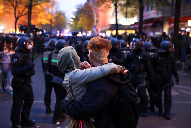 May Day protests in Berlin