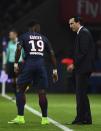 <p>Après l’épisode de son entrée ratée à Lorient, Serge Aurier se montre attentif. (Crédit AFP)</p>