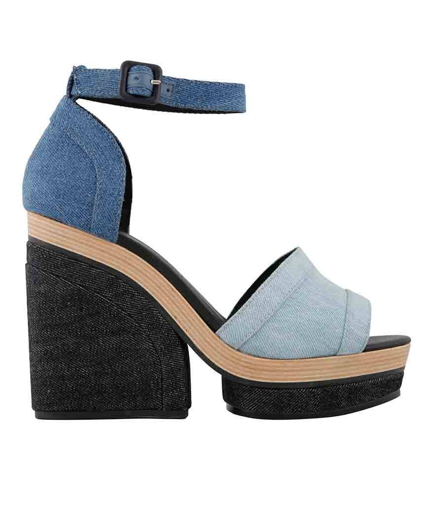 Pierre Hardy Blue Denim Charlotte Sandals