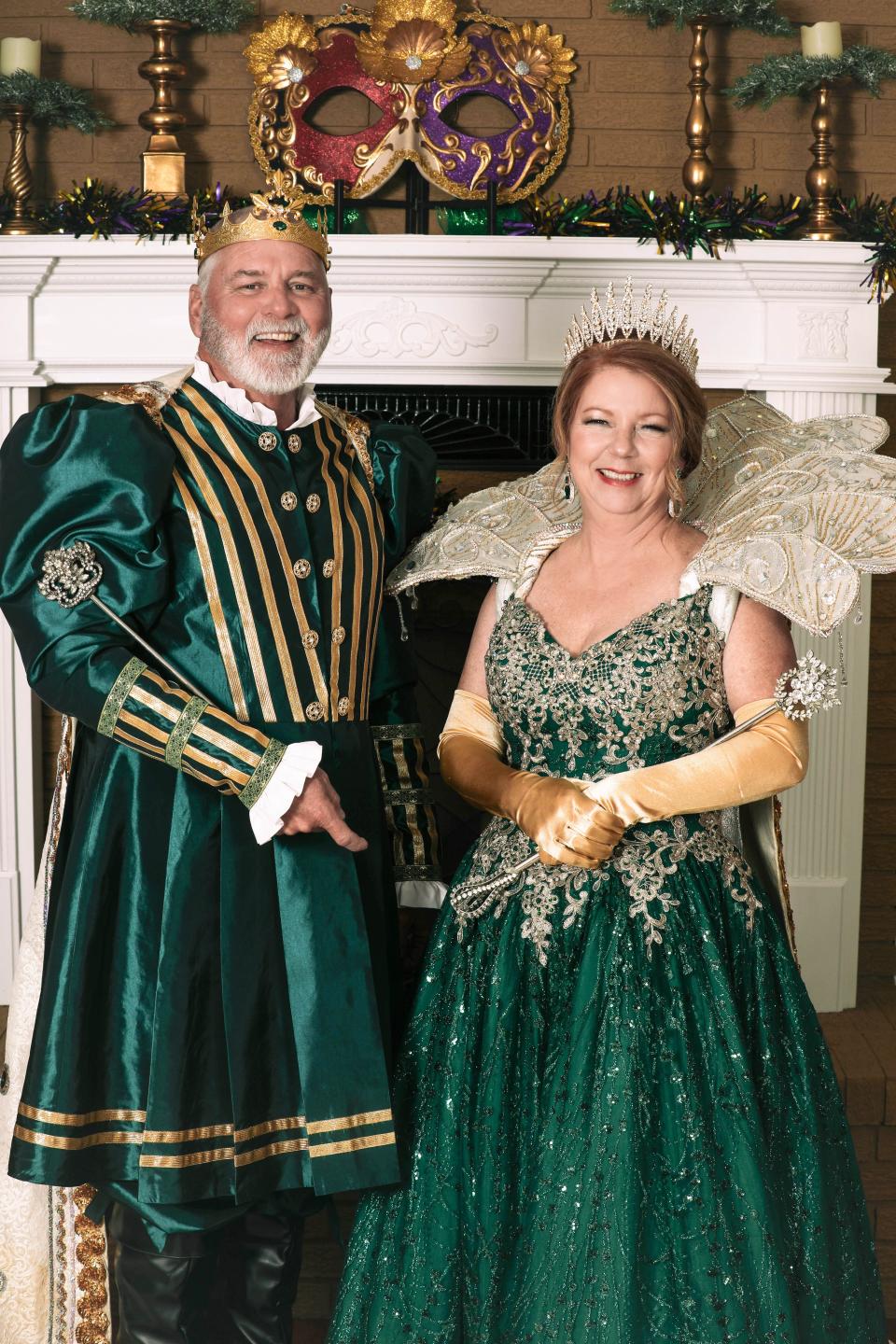 The Hattiesburg, Miss., Elks Lodge #599 king and queen for "The Enchanted Forest" 2024 Mardi Gras ball were King Elk LVII, James Herman Ward and Queen Elk LVII, Darla Robertson Arnett.