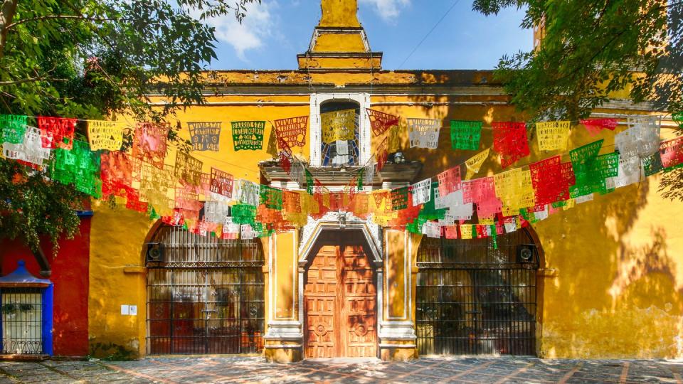 santa catarina church in coyoacan mexico city, mexico