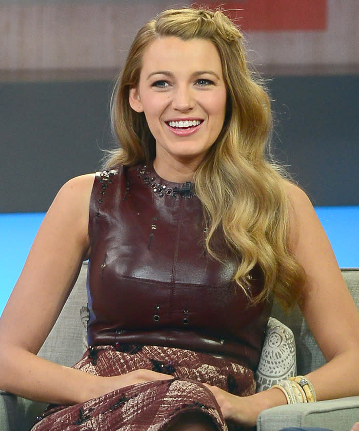 Blake Lively on GMA on Apr. 21, 2015. Photo: GC Images