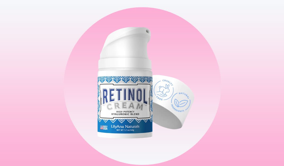 jar of retinol cream