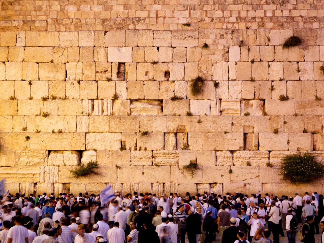 The Western Wall (Israel Tourist Office )