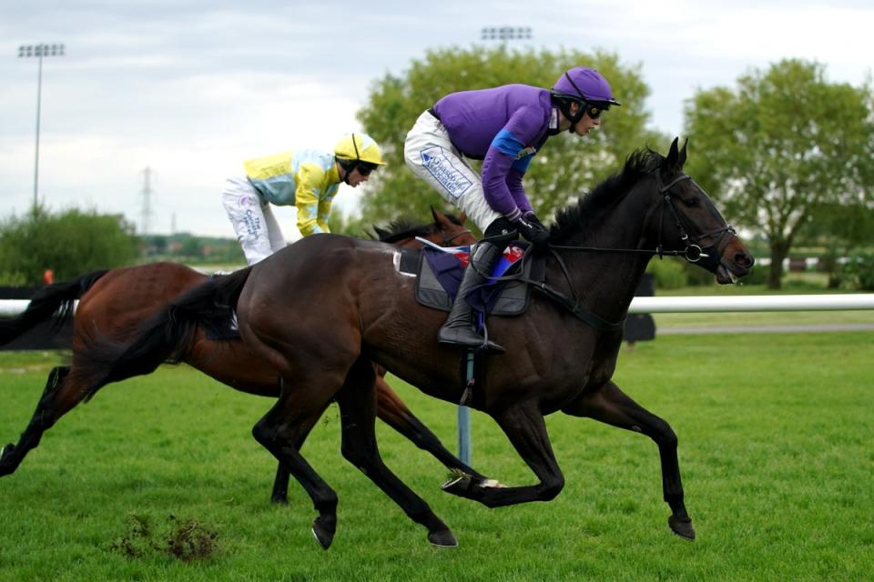 Jack Andrews has found success despite his unusual height for a jockey (PA)