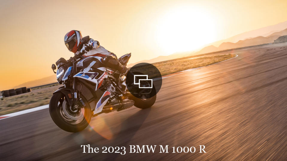 Riding the 2023 BMW M 1000 R naked bike.