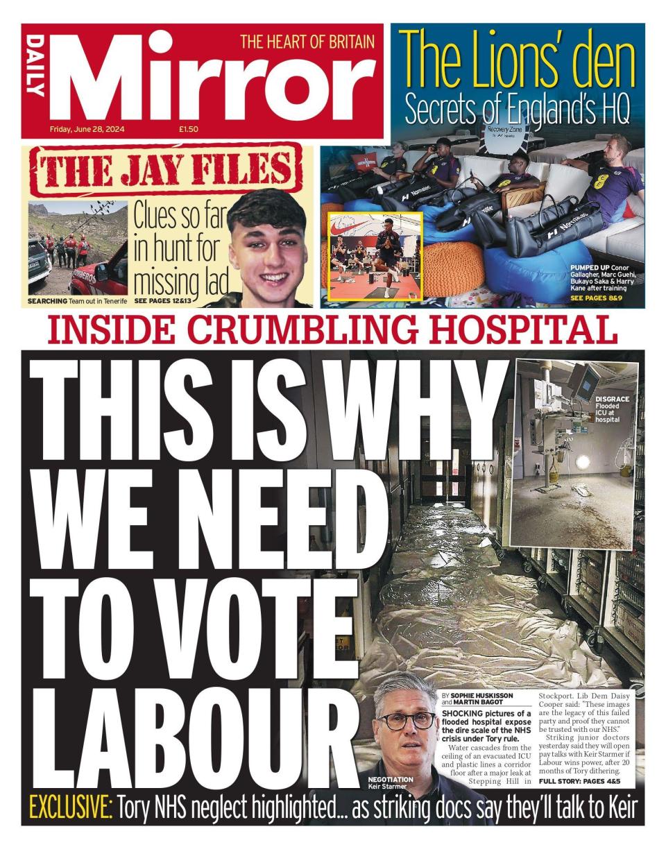 Daily Mirror: This is why we need to vote Labour