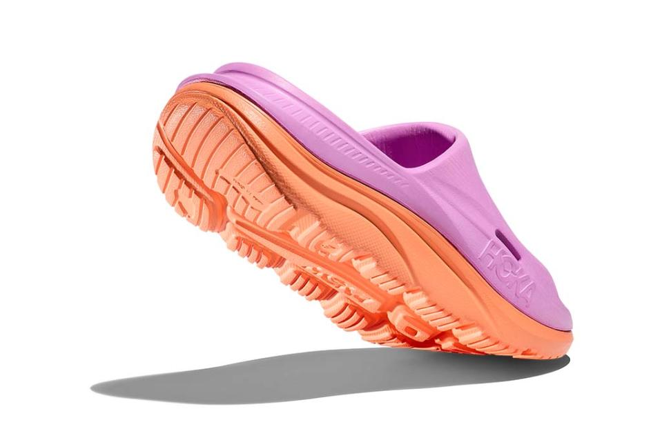 Hoka’s new Ora Slide 3 Youth recovery slide. - Credit: Courtesy of Hoka