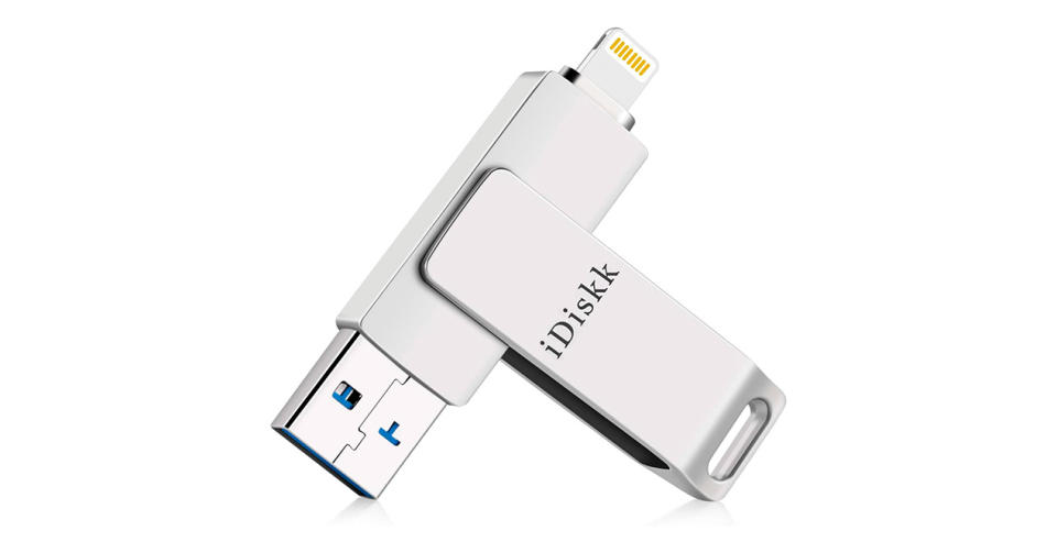 El pendrive para iPhone de iDiskk es de los más vendidos - Imagen: Amazon México