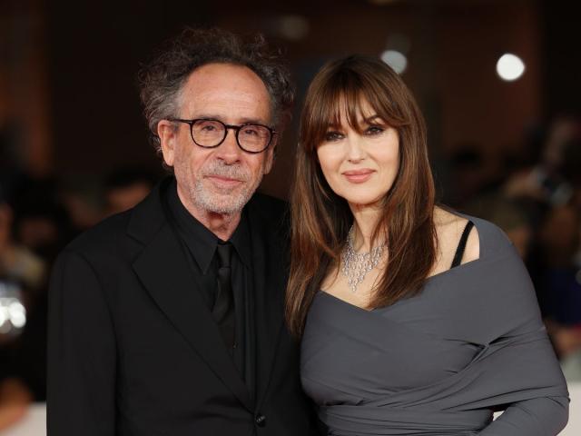 Tim Burton appears 'so in love' as he makes red carpet debut with