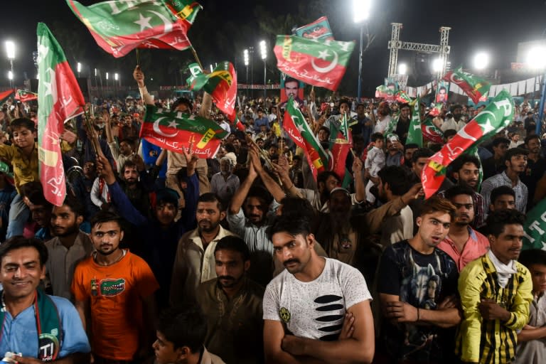 The ruling party's biggest challenger is Pakistan Tehreek-e-Insaf (PTI), led by former World Cup cricketer Imran Khan