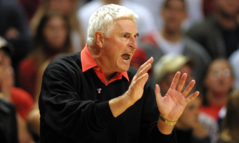 A closeup of Bobby Knight.