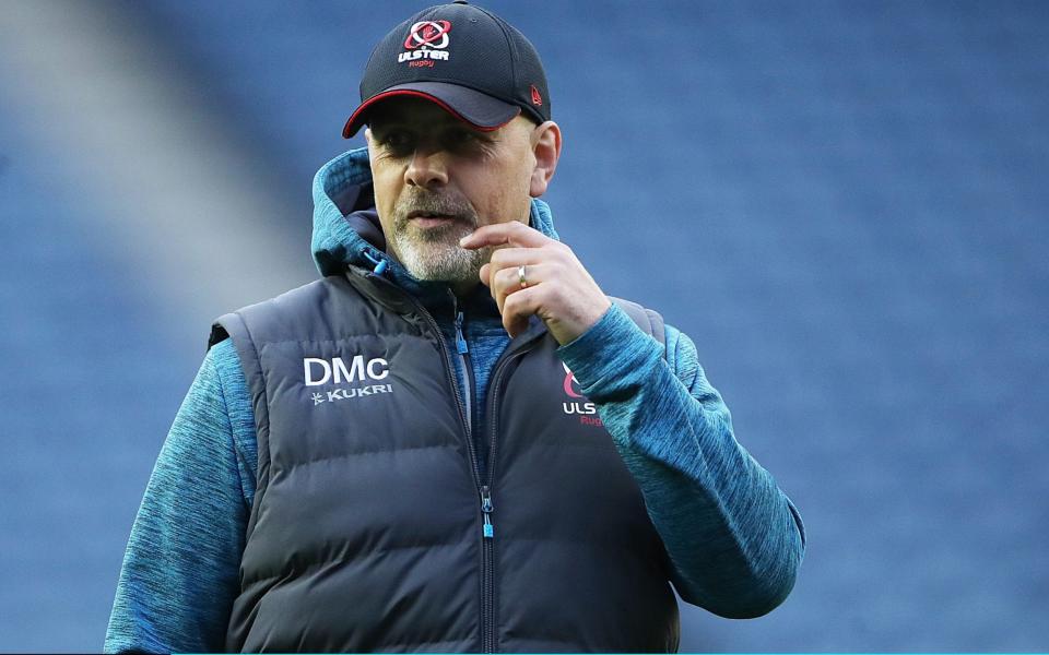 Ulster Head Coach Dan McFarland is seen prior to the Guinness PRO14 Play-Off Semi Final between Edinburgh and Ulster at Murrayfield on September 05, 2020 in Edinburgh, Scotland - Getty Images Europe 