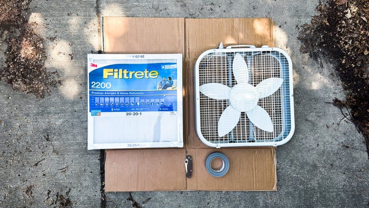 We used 3m Filtrete 2200 20x20x1 air filters. (Photo: Stuart Palley)