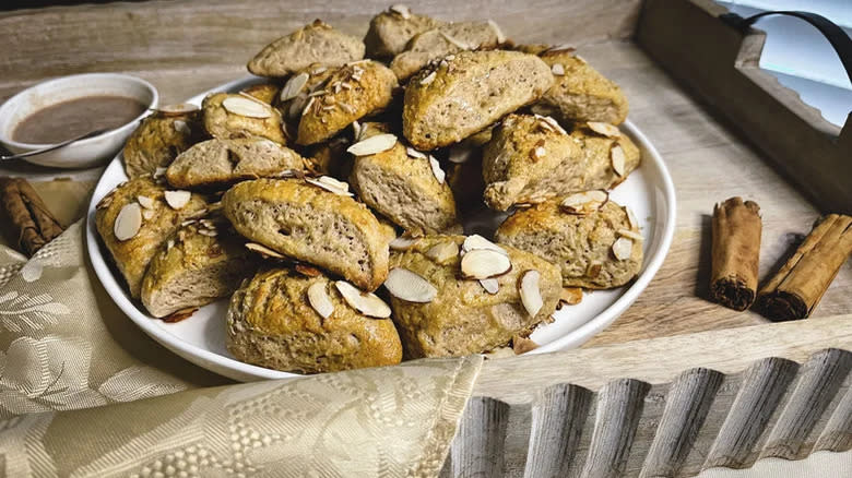 Bite-Sized Cinnamon Almond Scones