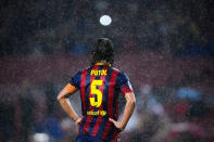 <p> The shaggy-haired Spaniard captained Barcelona to an incredible 18 major titles, including six La Liga crowns and three Champions Leagues, and his magnetic effect on trophies extended to international level too. </p> <p> Puyol was part of Spain&#x2019;s triumphant sides at Euro 2008 and the 2010 World Cup, and it was his headed goal against Germany that sent them through to the final of the latter tournament. </p>
