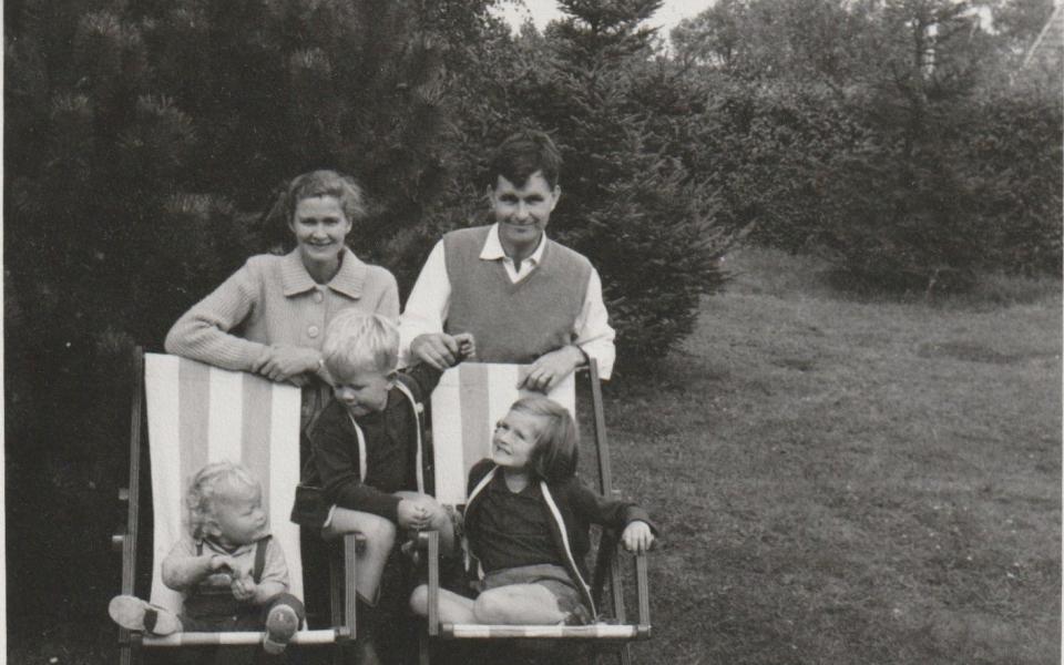 Christina as a young girl with her parents and siblings - Christina Patterson 