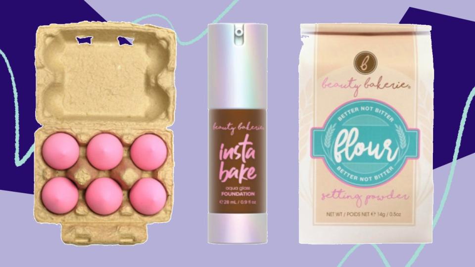 <a href="https://fave.co/372wphw" target="_blank" rel="noopener noreferrer">Beauty Bakerie</a> is a beauty collection that specializes in <a href="https://fave.co/2BrlsHH" target="_blank" rel="noopener noreferrer">sweets-inspired makeup sets</a>. Choose from cleverly named products like the <a href="https://fave.co/2Uf4BBp" target="_blank" rel="noopener noreferrer">best-selling Face Flour Baking Powder</a> and the <a href="https://fave.co/2UgjvXY" target="_blank" rel="noopener noreferrer">InstaBake Aqua Glass Foundation</a>. We're obsessed with <a href="https://fave.co/3cDsrwS" target="_blank" rel="noopener noreferrer">these beauty blenders</a> that come packaged like a carton of eggs. <br /><br />You can <a href="https://fave.co/372wphw" target="_blank" rel="noopener noreferrer">shop Beauty Bakerie at Ulta﻿</a>