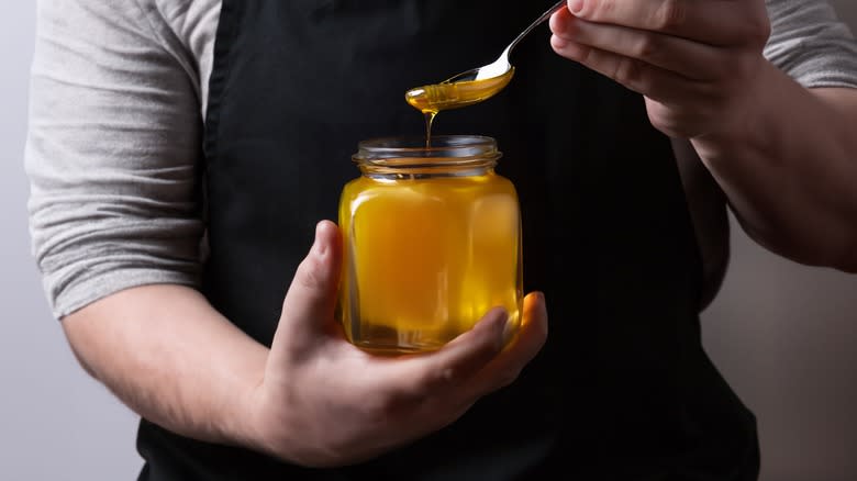 Spoonful of Manuka honey