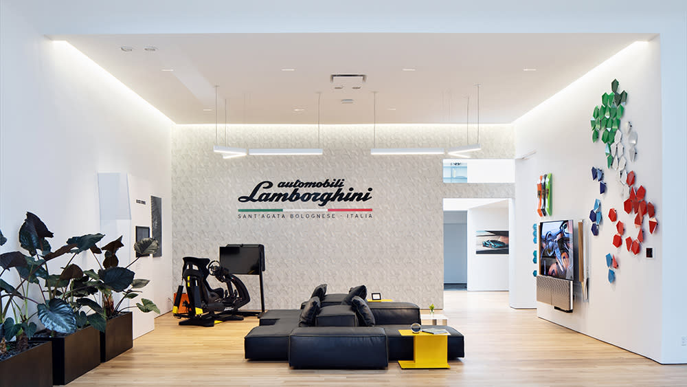 Lamborghini Lounge NYC