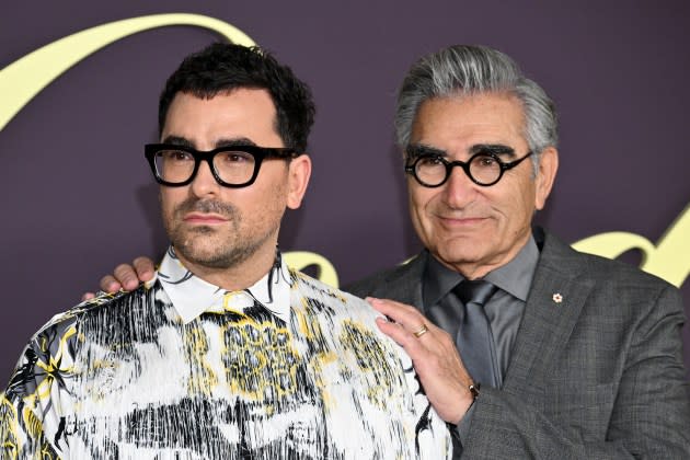 Dan and Eugene Levy. - Credit: Michael Buckner/Variety/Getty Images