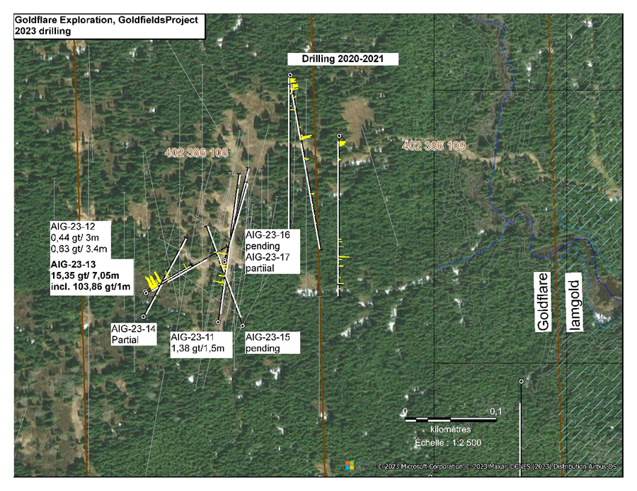 Goldflare Exploration Inc., Wednesday, May 31, 2023, Press release picture