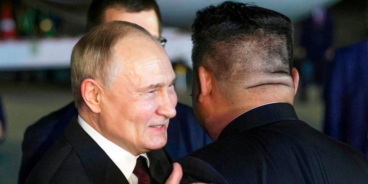 Russlands Präsident Putin in Nordkorea: Was hinter dem Treffen mit Kim steckt, analysiert Politik-Experte Joachim Krause.<span class="copyright">Gavriil Grigorov/Sputnik Kremlin</span>