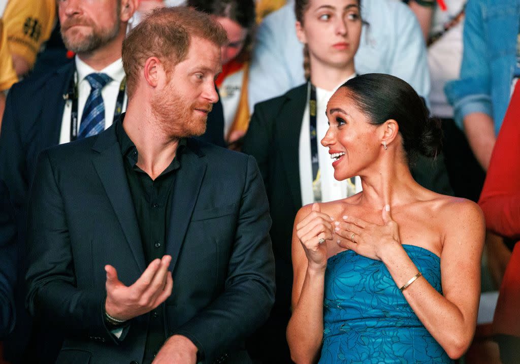 Prince Harry and Meghan Markle’s $20 million Spotify deal was scrapped after they reportedly didn’t meet “productivity benchmarks.” Christopher Neundorf/EPA-EFE/Shutterstock