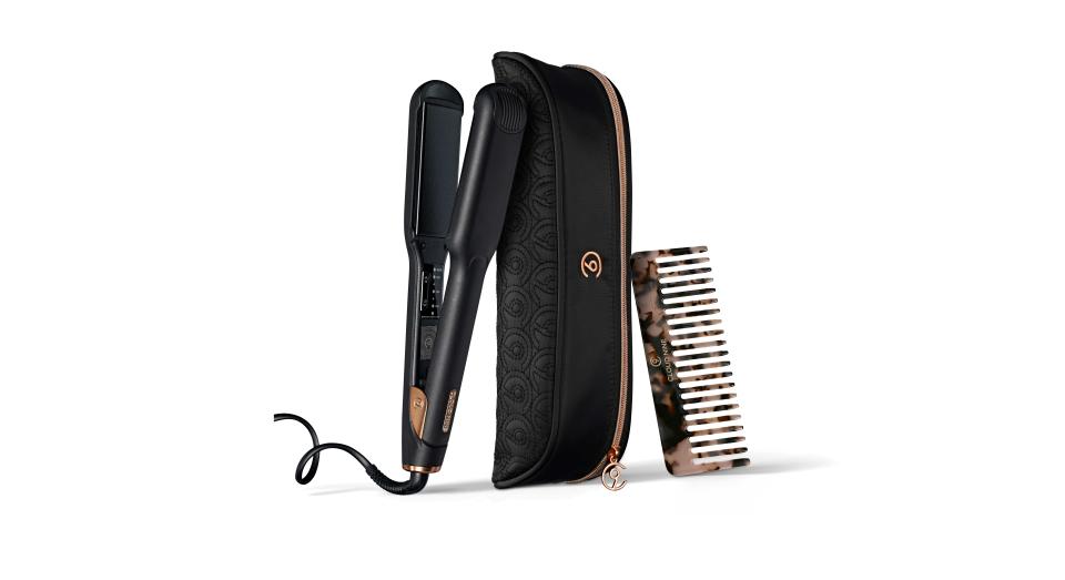 What do you get someone who has everything? Cloud Nine's award winning hair styler, of course. This gift set includes the limited edition rose gold wide iron, as well as a super chic style case and texture comb to tame those flyaways. Shop now.