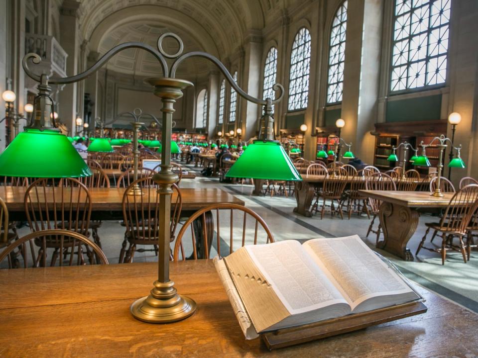 Boston Public Library is regarded as one of America’s most spectacular examples of Renaissance Beaux-Arts classicism (Kyle Klein)