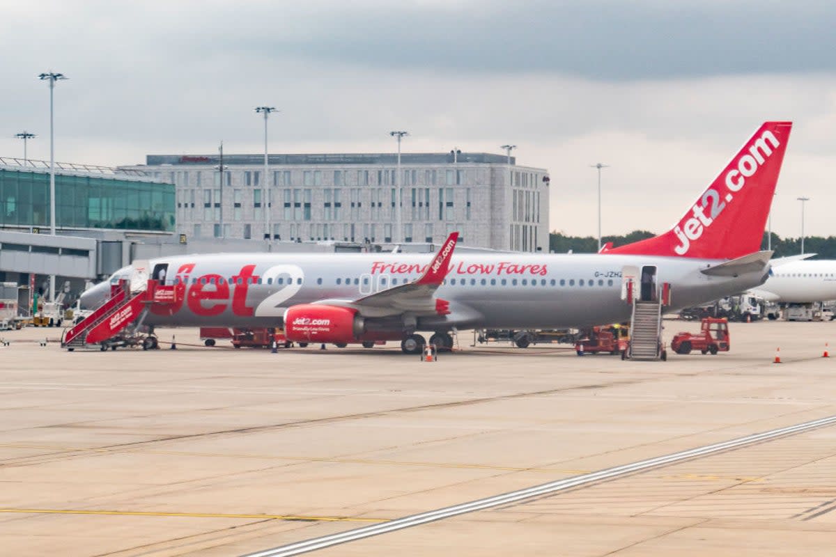 The Jet2 plane was flying from Tenerife South to Birmingham   (NurPhoto via Getty Images)