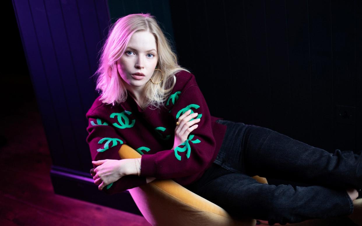 Ellie Bamber, who made her name as Mandy Rice-Davies in The Trial of Christine Keeler, is now in BBC One's The Serpent - Rii Schroer for The Telegraph