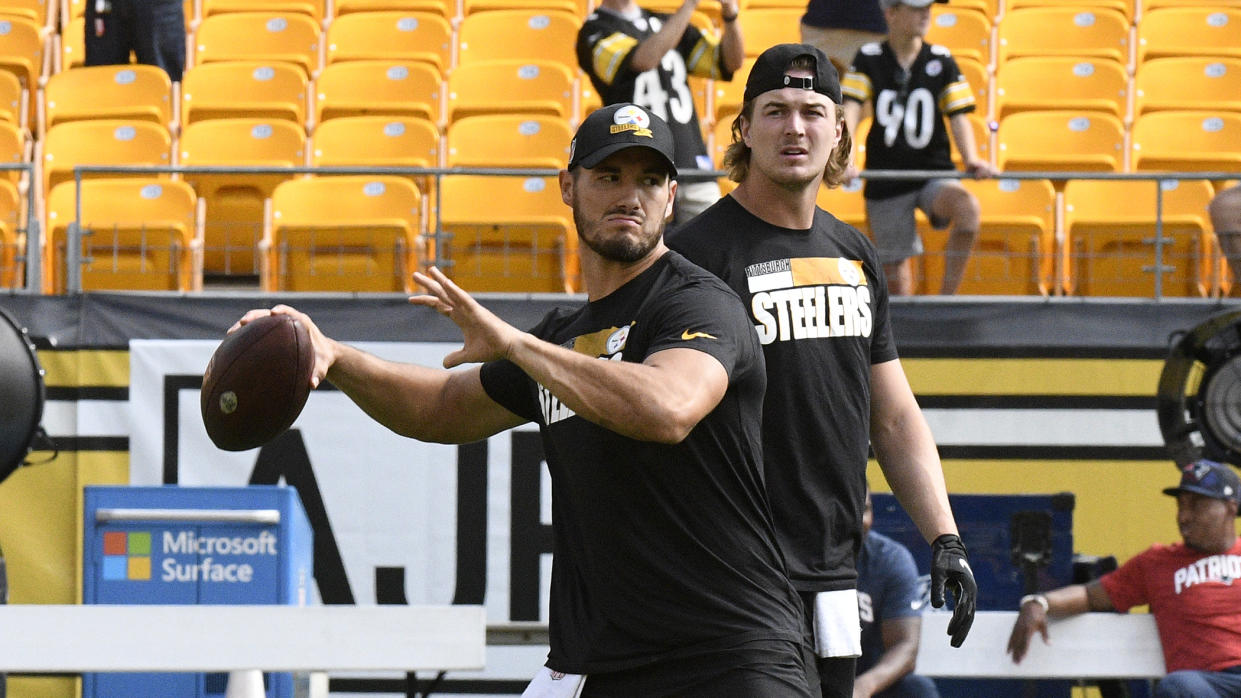 Mitch Trubisky and the Steelers will head to Cleveland to take on the Browns this week on 