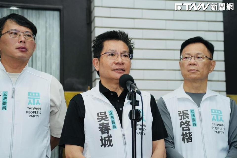 吳春城也問，民進黨在野時要求理性辯論，如今執政卻要帶人民上街頭，理由何在？（圖／吳春城提供）