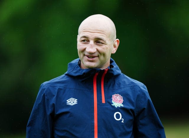 England head coach Steve Borthwick during a training session