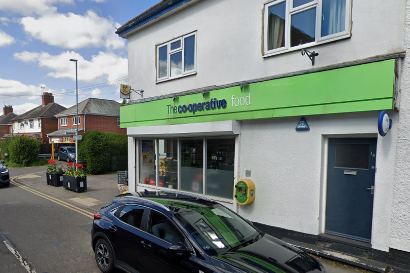 The incident happened at the High Street Co-op in Desford