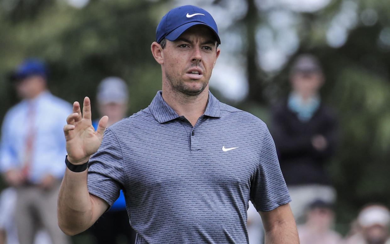 Rory McIlroy makes cut at Wells Fargo Championship to play 'weekend golf' for first time in two months - TANNEN MAURY/EPA-EFE/Shutterstock /Shutterstock