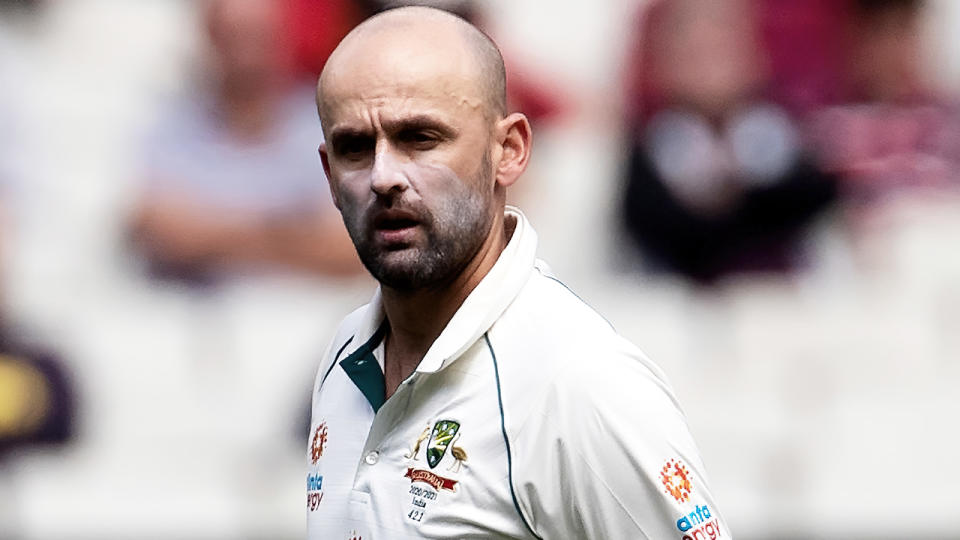 Australian cricketer Nathan Lyon has called for cricket crowds to hold themselves to a higher standard of behaviour. (Photo by Brett Keating/Speed Media/Icon Sportswire via Getty Images)