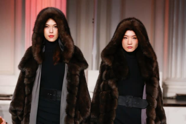 Dennis basso fur on sale coats