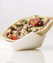 Tuna, Tomato, Red Onion and Olive Pita Recipe