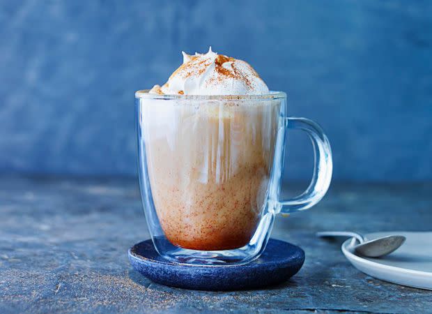 <p>Yes, the PSL craze is still going strong. This fall, skip the line at the coffee shop and DIY your own caffeinated bev instead.</p><p><em><a href="https://www.goodhousekeeping.com/food-recipes/cooking/tips/a24776/pumpkin-spice-latte-copycat-recipe/" rel="nofollow noopener" target="_blank" data-ylk="slk:Get the recipe for Copycat Pumpkin Spice Latte »;elm:context_link;itc:0;sec:content-canvas" class="link ">Get the recipe for Copycat Pumpkin Spice Latte »</a></em></p>