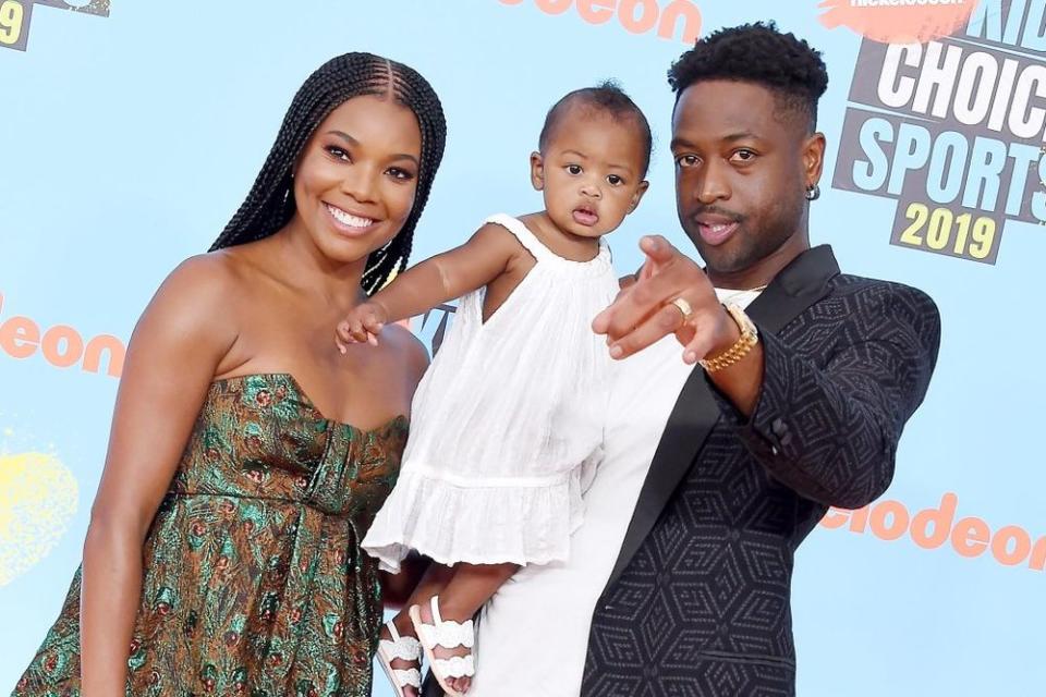 Gabrielle Union, Kaavia James Union Wade, and Dwyane Wade | Gregg DeGuire/WireImage