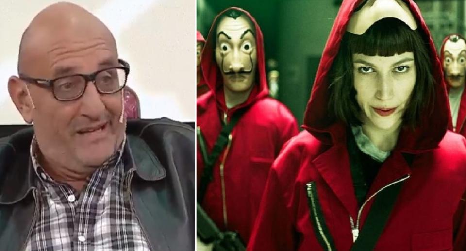 Gabriel ‘El Puma’ Goity se animó a criticar ‘La casa de papel’ y criticó a los actores que la protagonizan. Fotos: Twitter