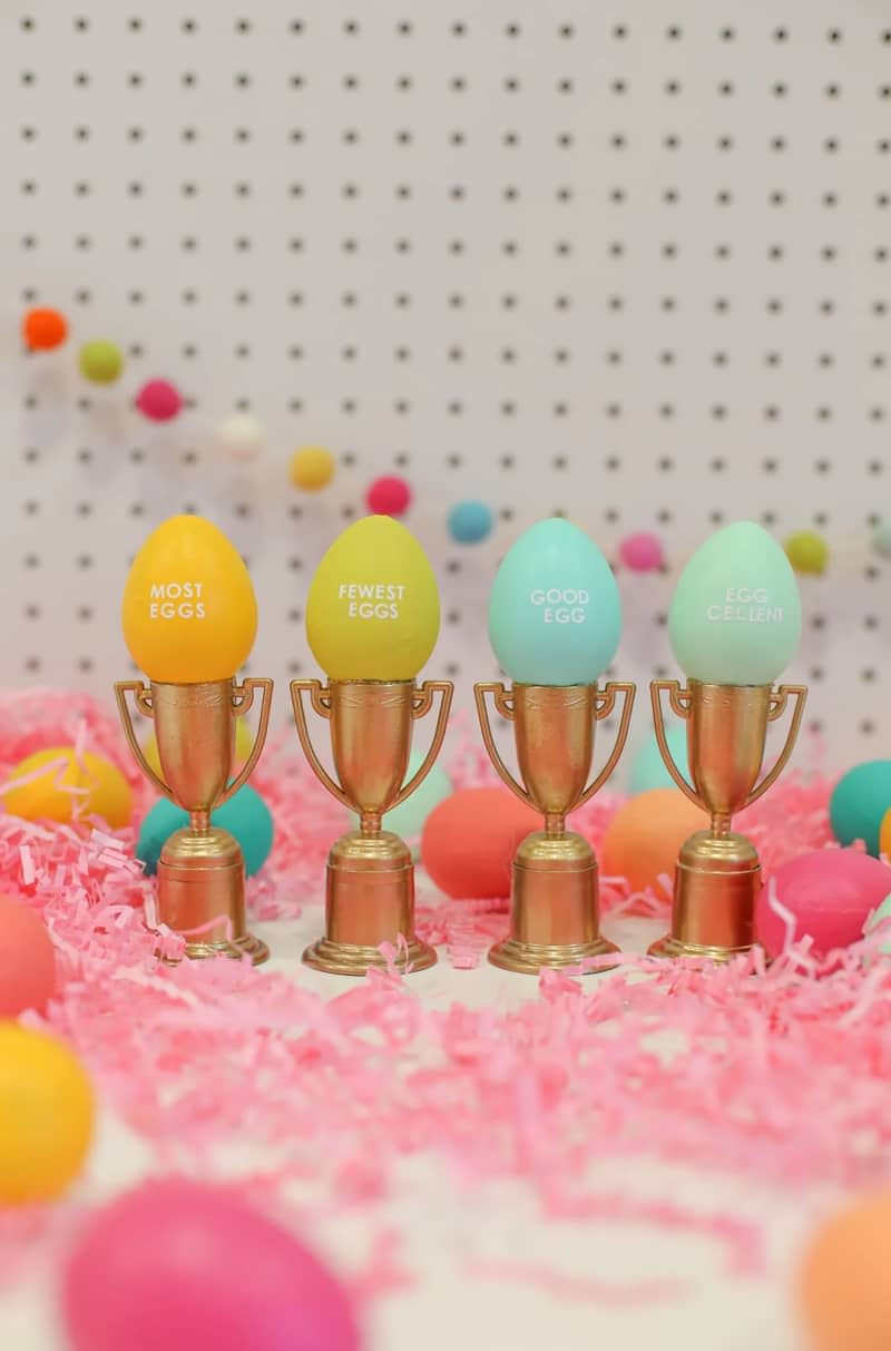 Easter egg trophy.